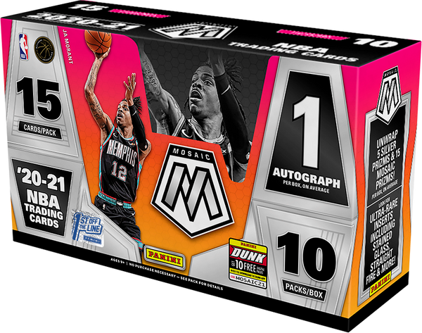2020-21 Panini Mosaic Basketball FOTL Hobby Box