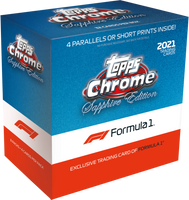 2021 Topps Chrome Formula 1 Racing Sapphire Edition Box