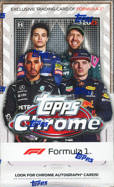 2021 Topps Chrome Formula 1 Racing Hobby Box