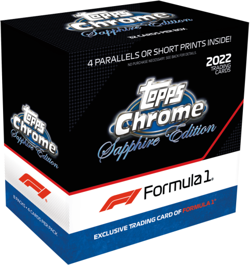 2022 Topps Chrome Formula 1 Racing Sapphire Edition Box